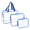 3Pcs Clear Travel Makeup Bags