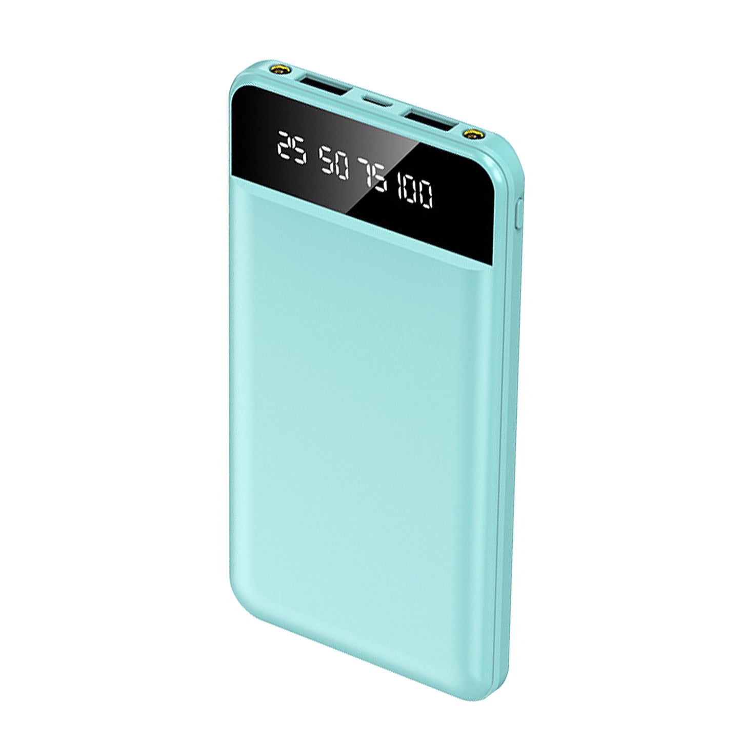 10000mAh Portable Power Bank with Digital Display & Flashlight
