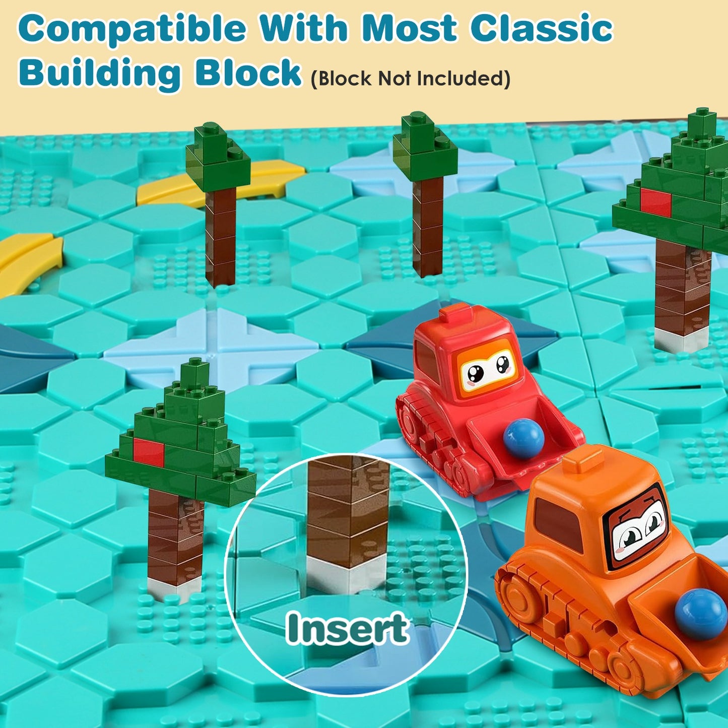 Logical Road Builder Puzzle Game for Kids Ages 3-8