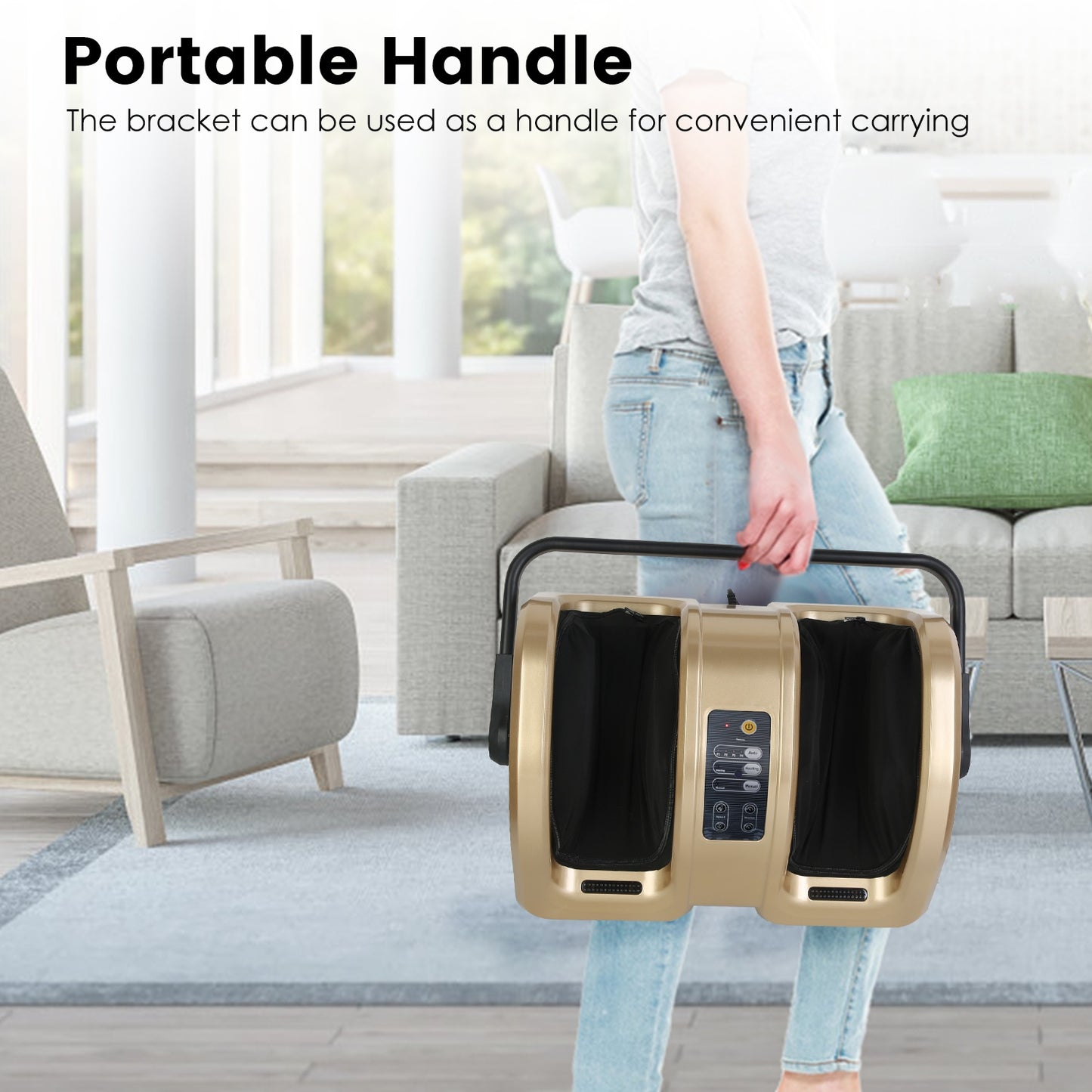 Shiatsu Foot Massager with Heating and Auto Modes