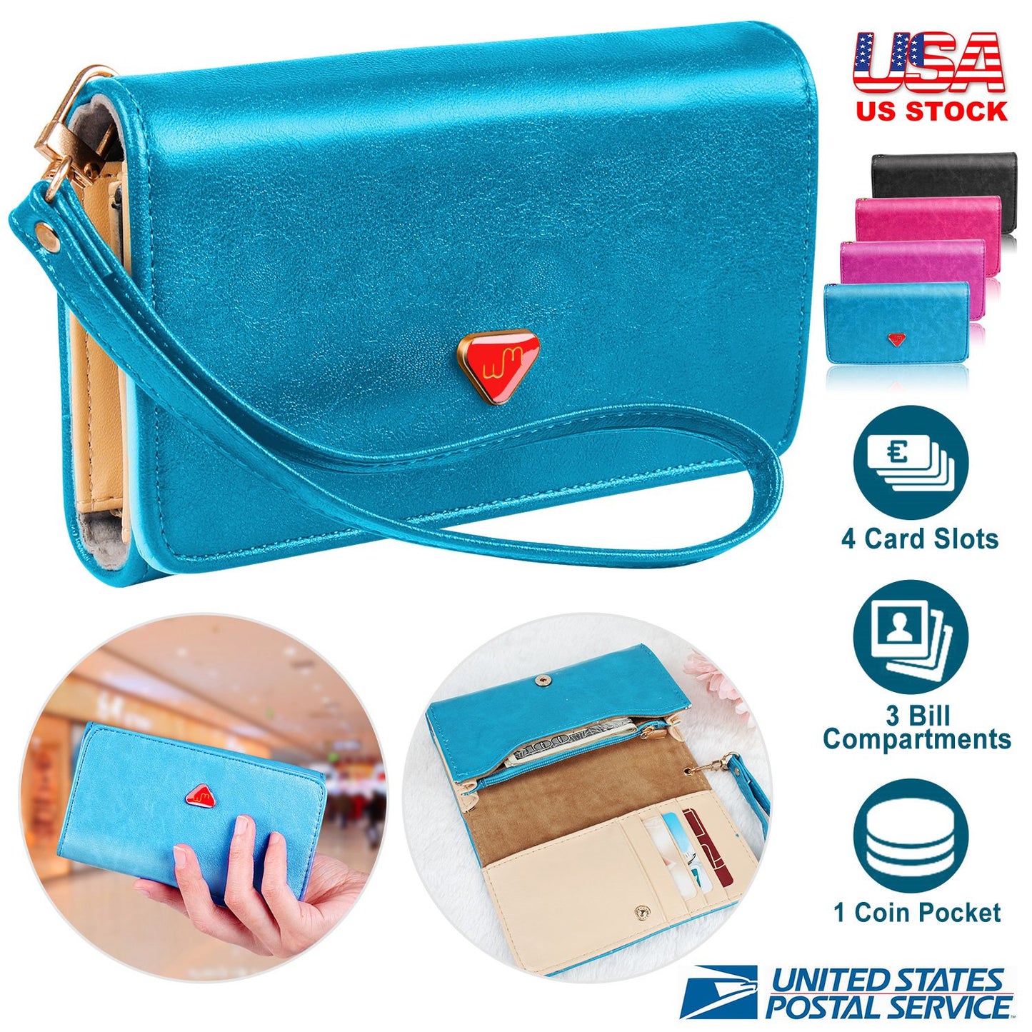 Women Wristlet Wallet