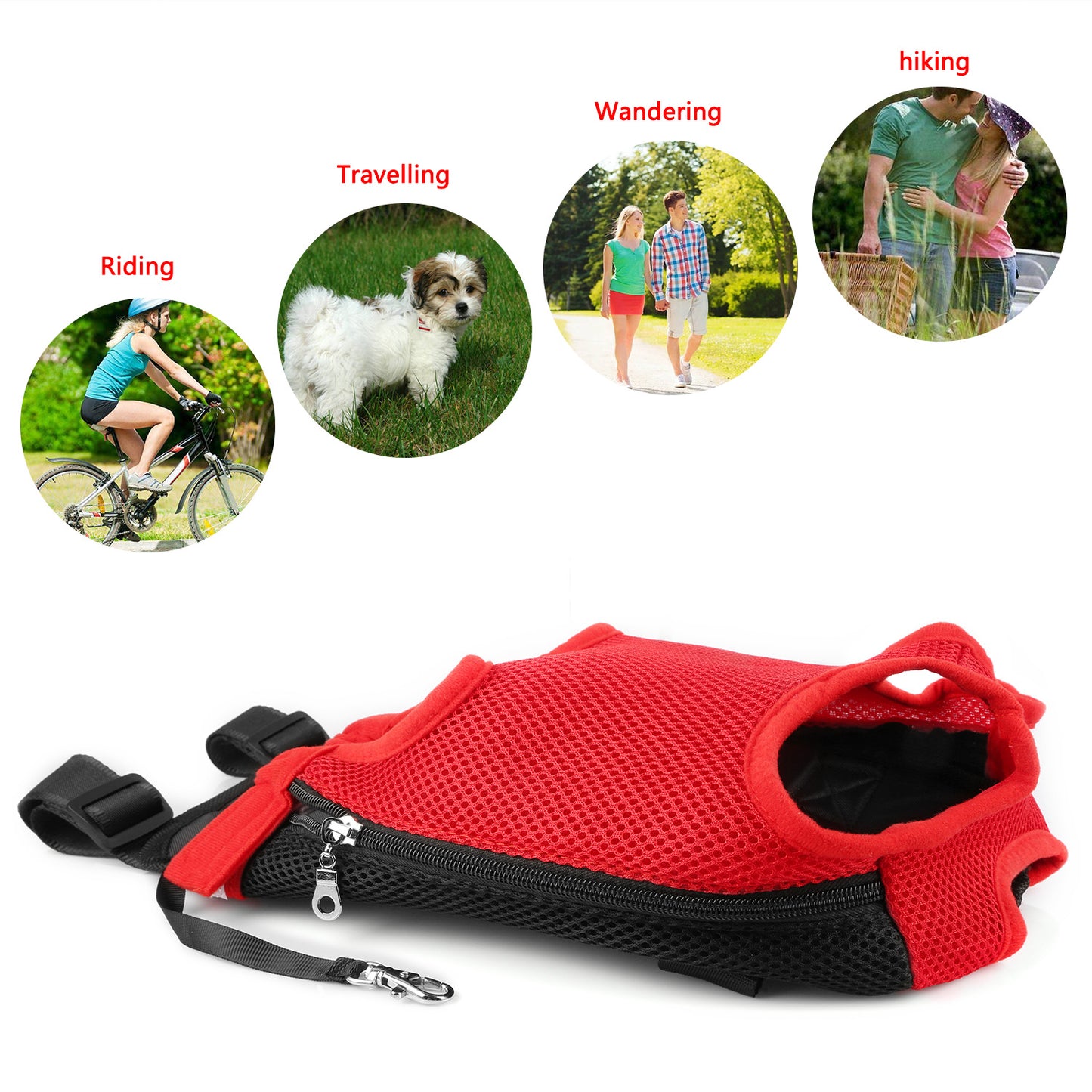 Pet Carrier Backpack Legs Out Front for Dogs & Cats