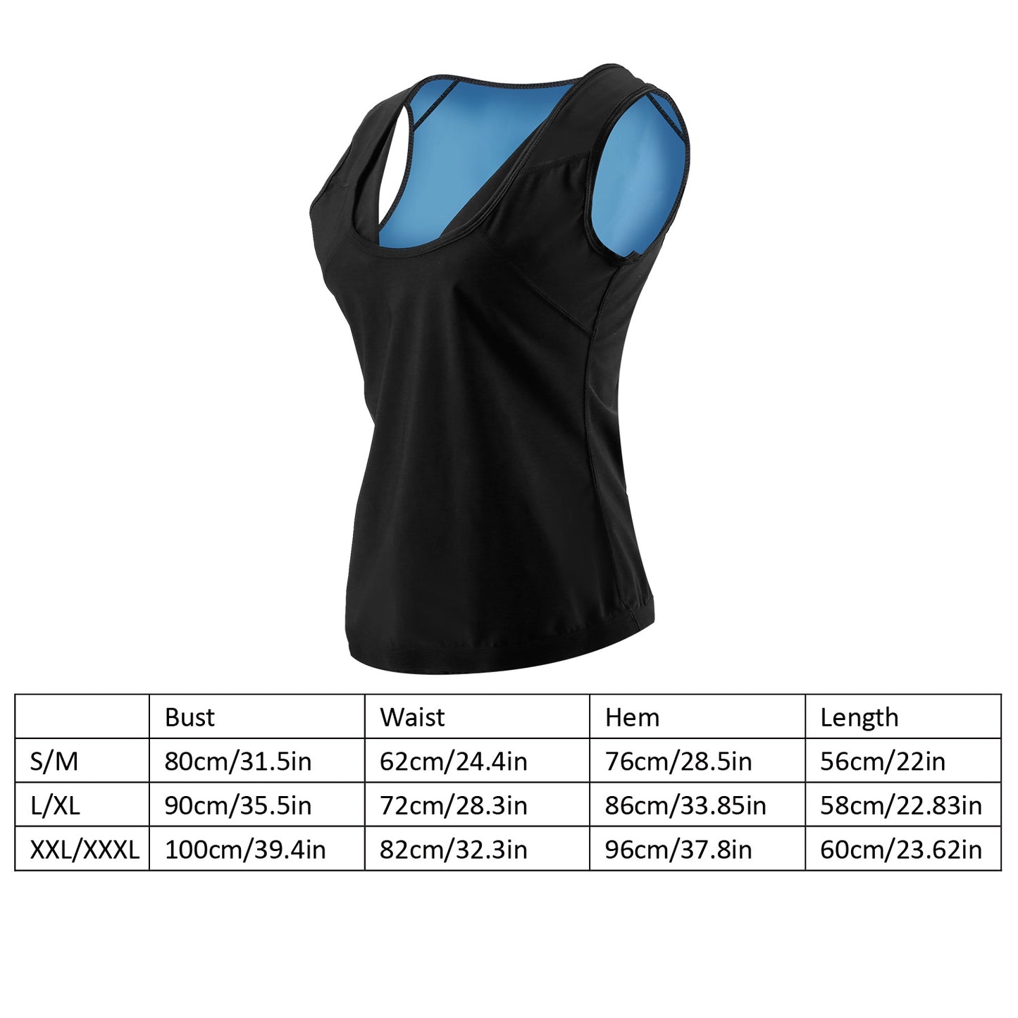 Women's Sweat Vest Waist Trainer for Workout & Sauna