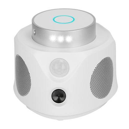 Ultrasonic Rodent Repeller with 360° Protection & LED Lights