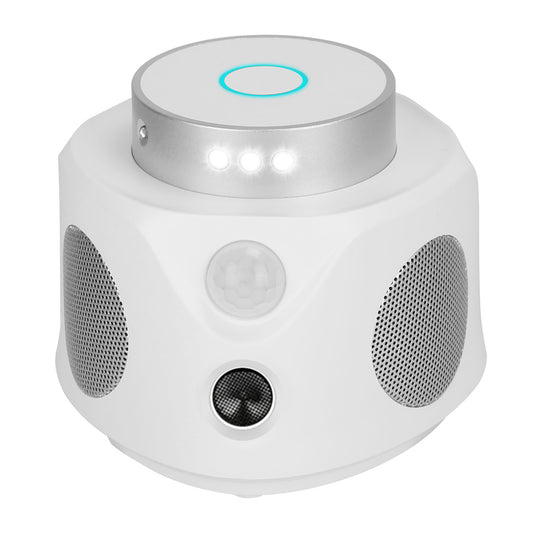 Ultrasonic Rodent Repeller with 360° Protection & LED Lights