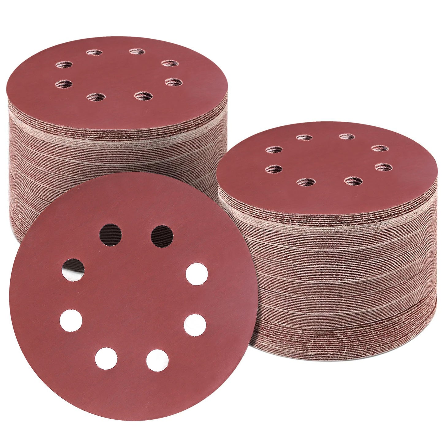 5 Inch Sanding Discs 2000 Grit - 120 Pack with 8 Holes