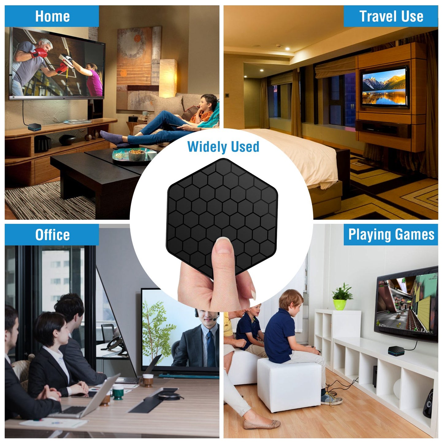 Android TV Box 4K Streaming Media Player with 3GB RAM