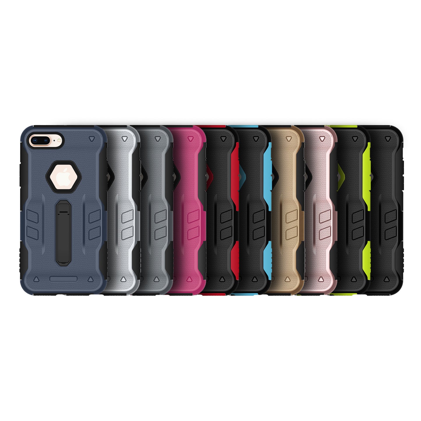 iPhone 8 Plus Rugged Case with Magnetic Kickstand