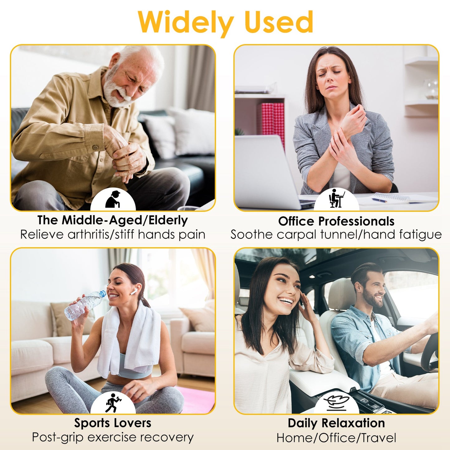 Cordless Hand Massager with Heat & Air Compression