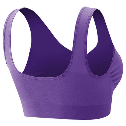 3 Pack Sport Bras For Women Seamless Wire-free Bra Light Support Tank Tops For Fitness Workout Sports Yoga Sleep Wearing