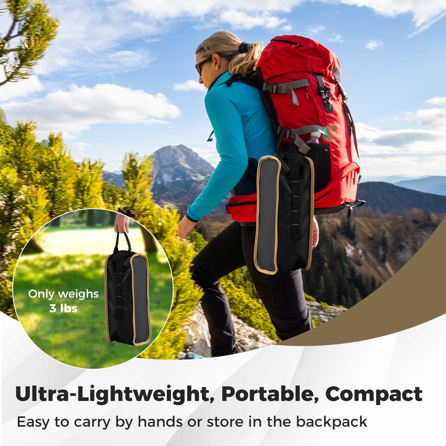 Portable Camping Chair with Carrying Bag