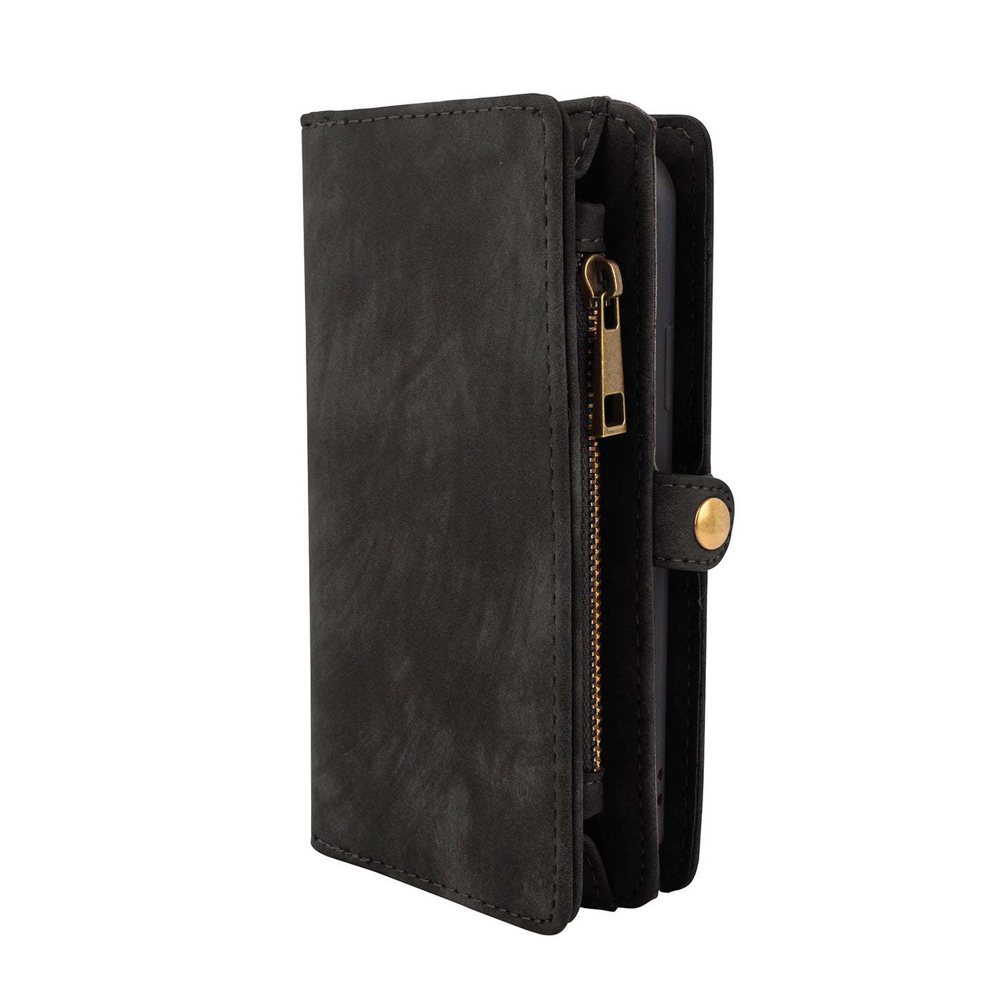 iPhone 8 Plus Wallet Case with 15 Card Slots & Detachable Cover