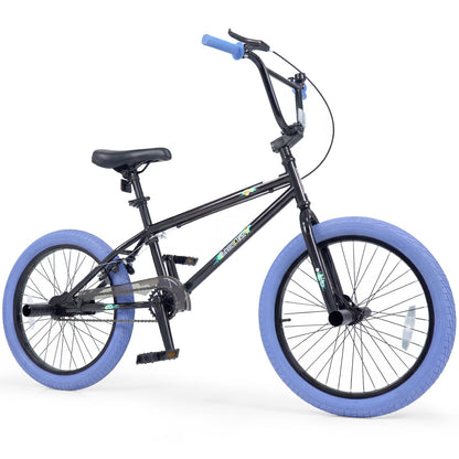 20" Trick Bicycle with 360 Degree Steering and Adjustable Seat for Kids and Teens