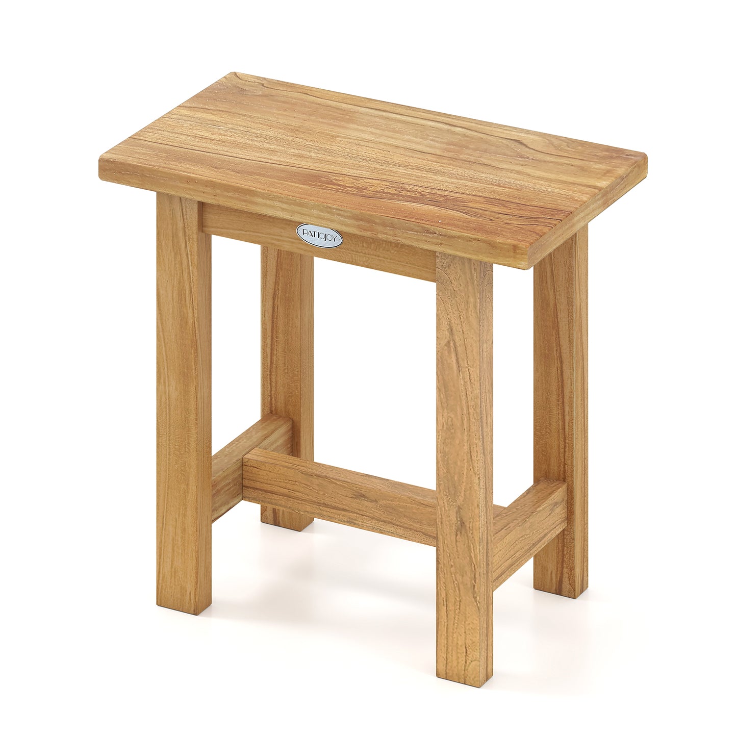 Teak Shower Bench 20 Inch Waterproof Bathroom Stool