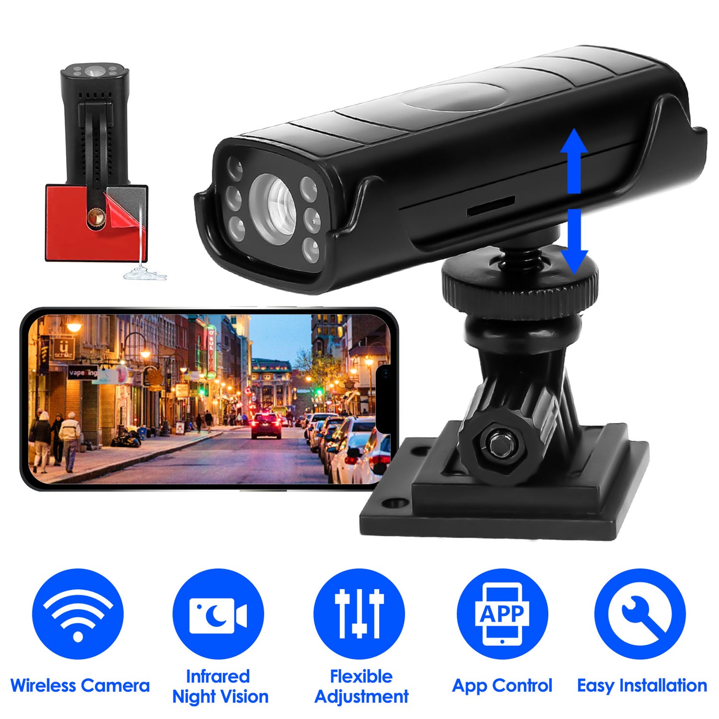 Wireless Backup Camera with Night Vision for RVs & Trucks