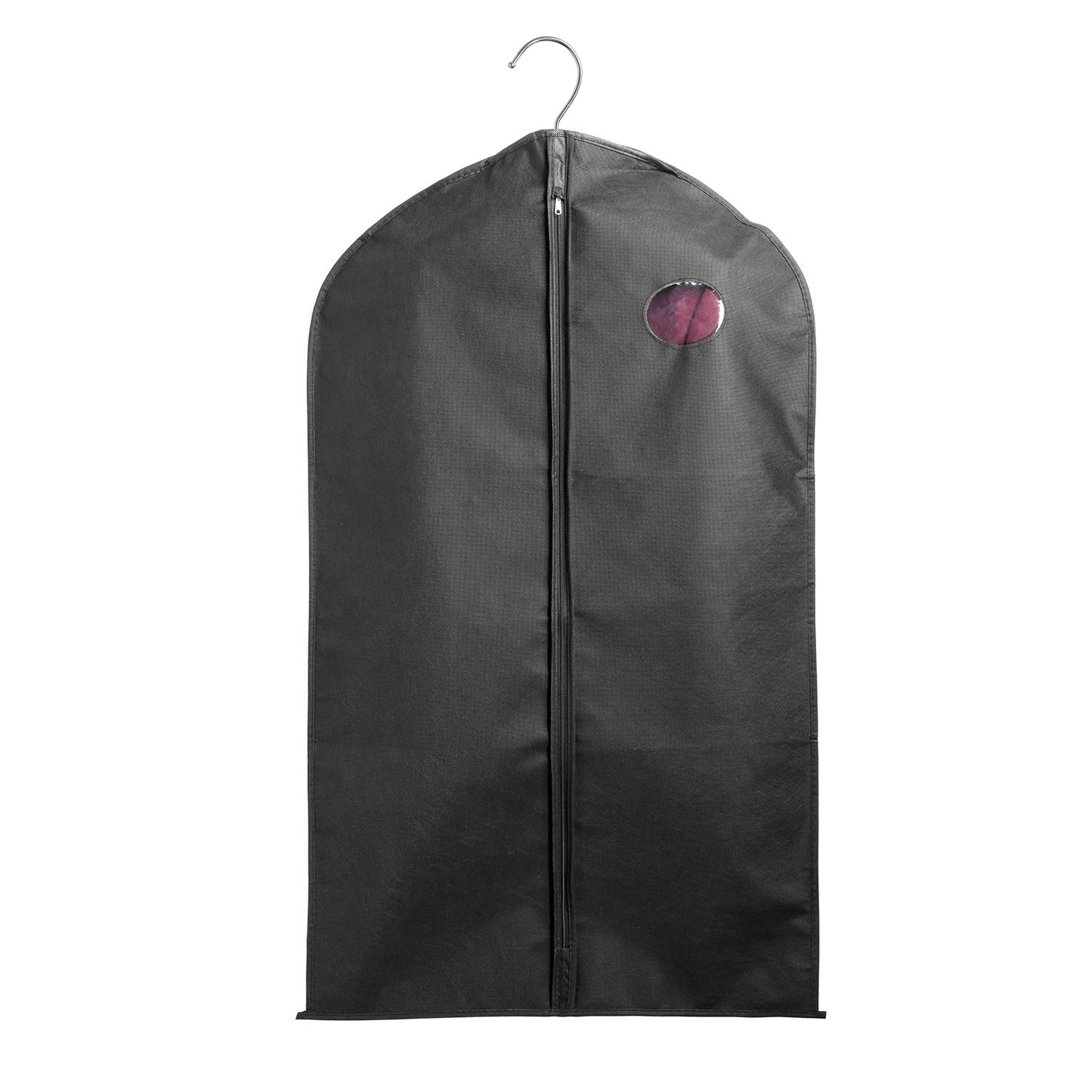 Garment Bags 39" with Zipper - 5 Pack Breathable Suit Covers