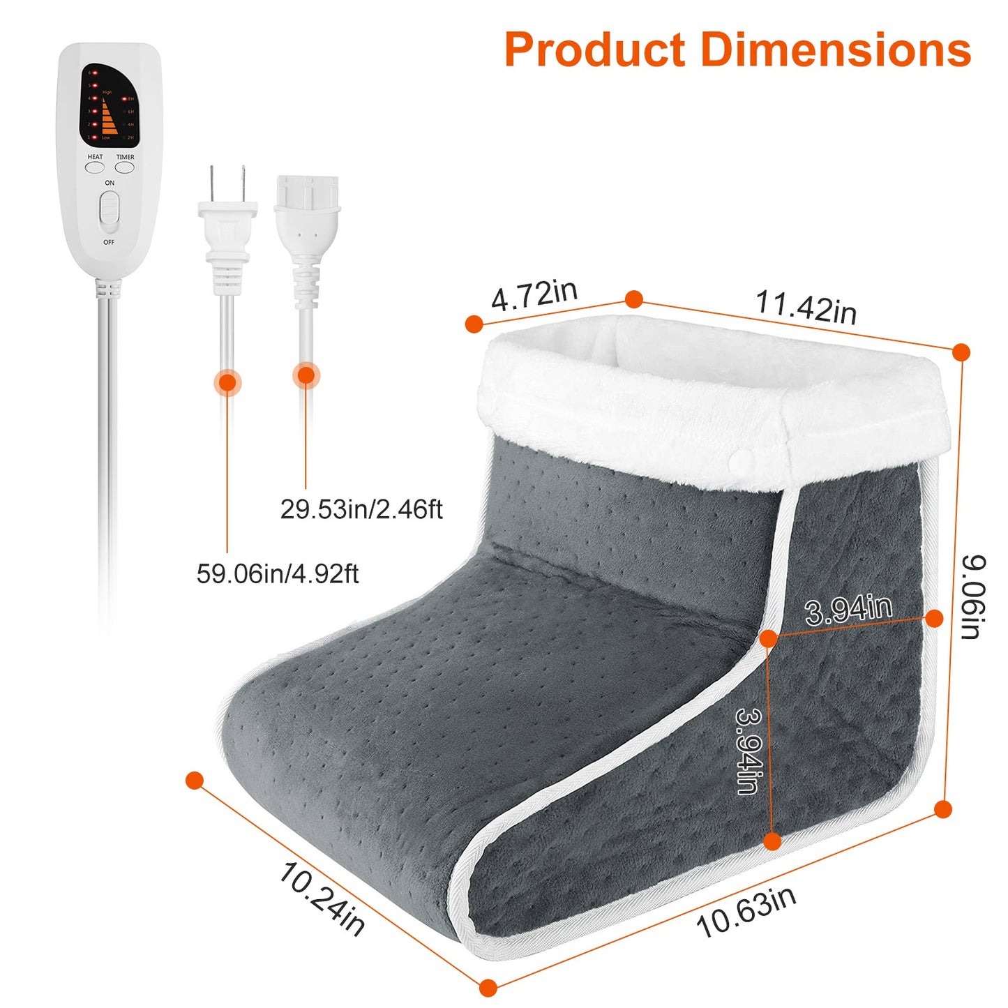 Heating Pad for Foot Electric Heated Foot Warmer