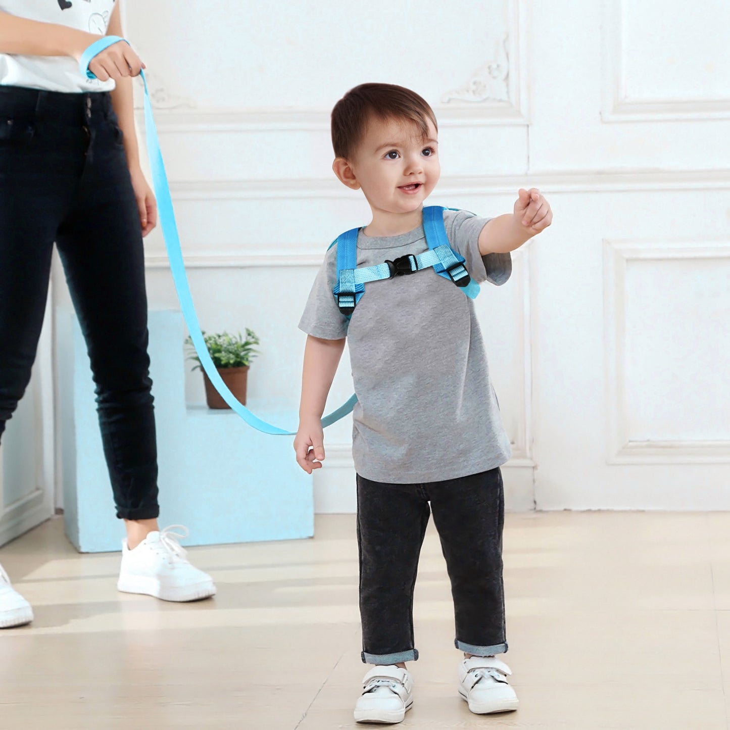Toddler Safety Harness Backpack with Anti-Lost Leash