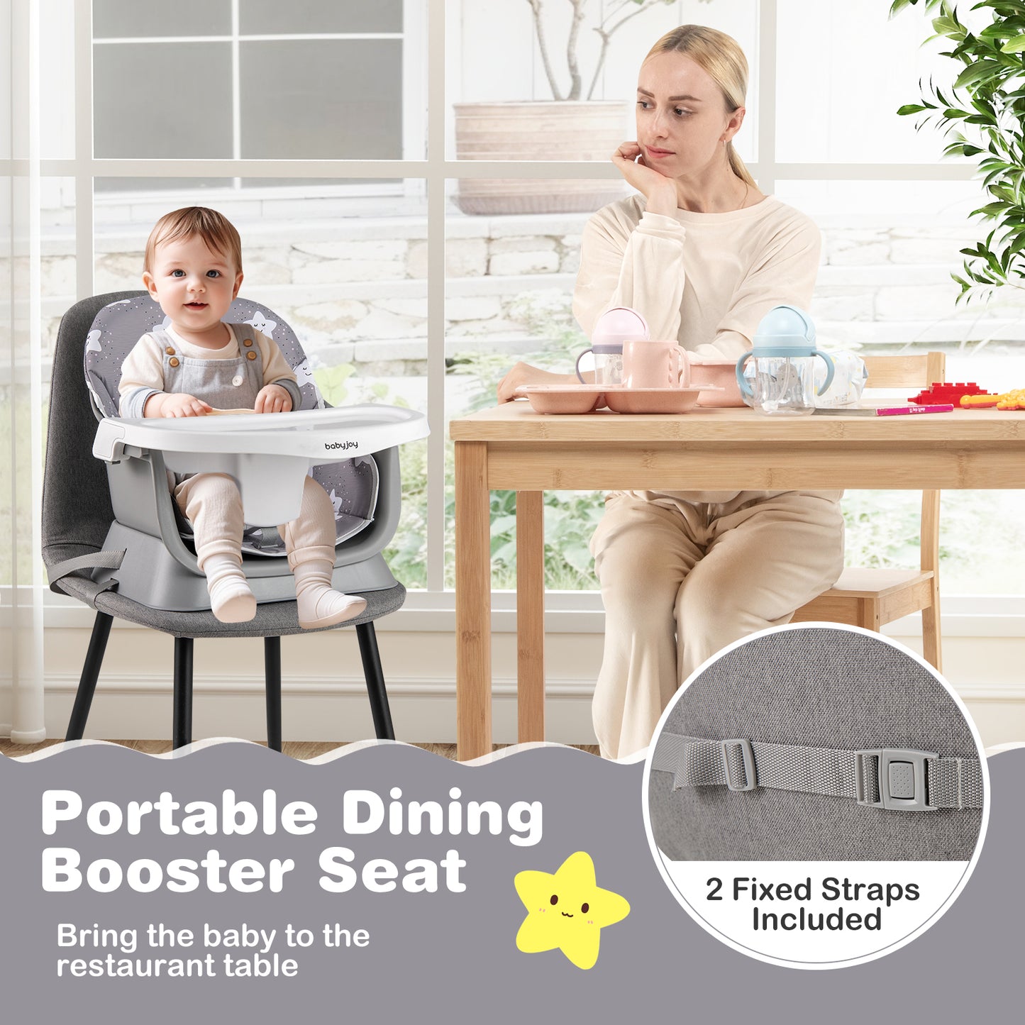 16-in-1 Convertible High Chair with Activity Center