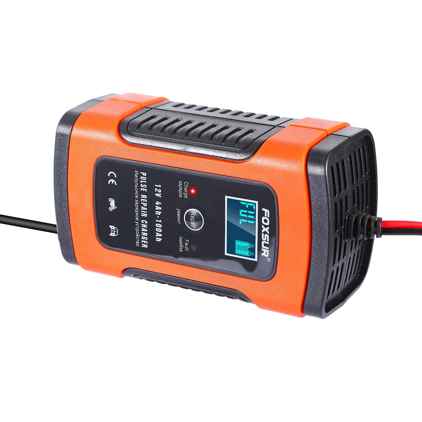12V 5A Battery Charger with LCD Display and Pulse Repair