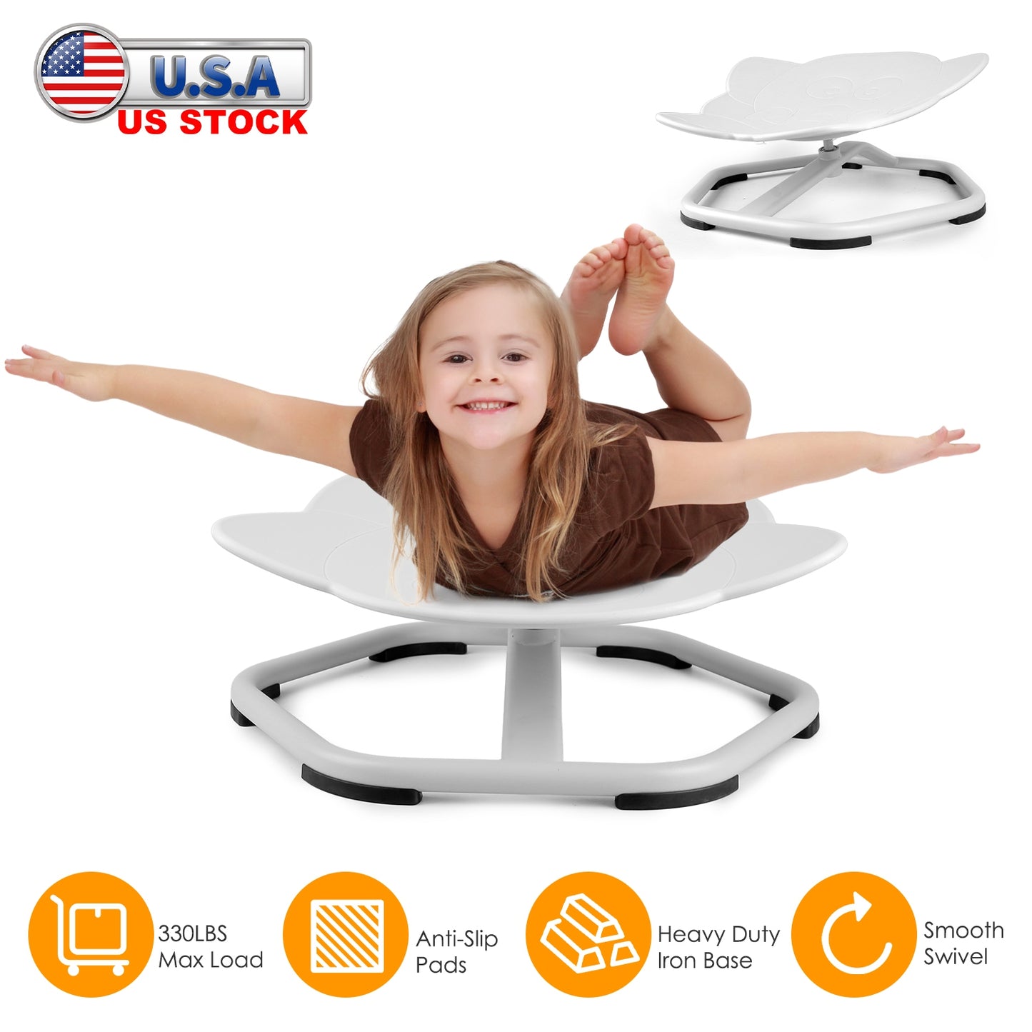 Kids Sensory Swivel Chair for Balance & Coordination Training