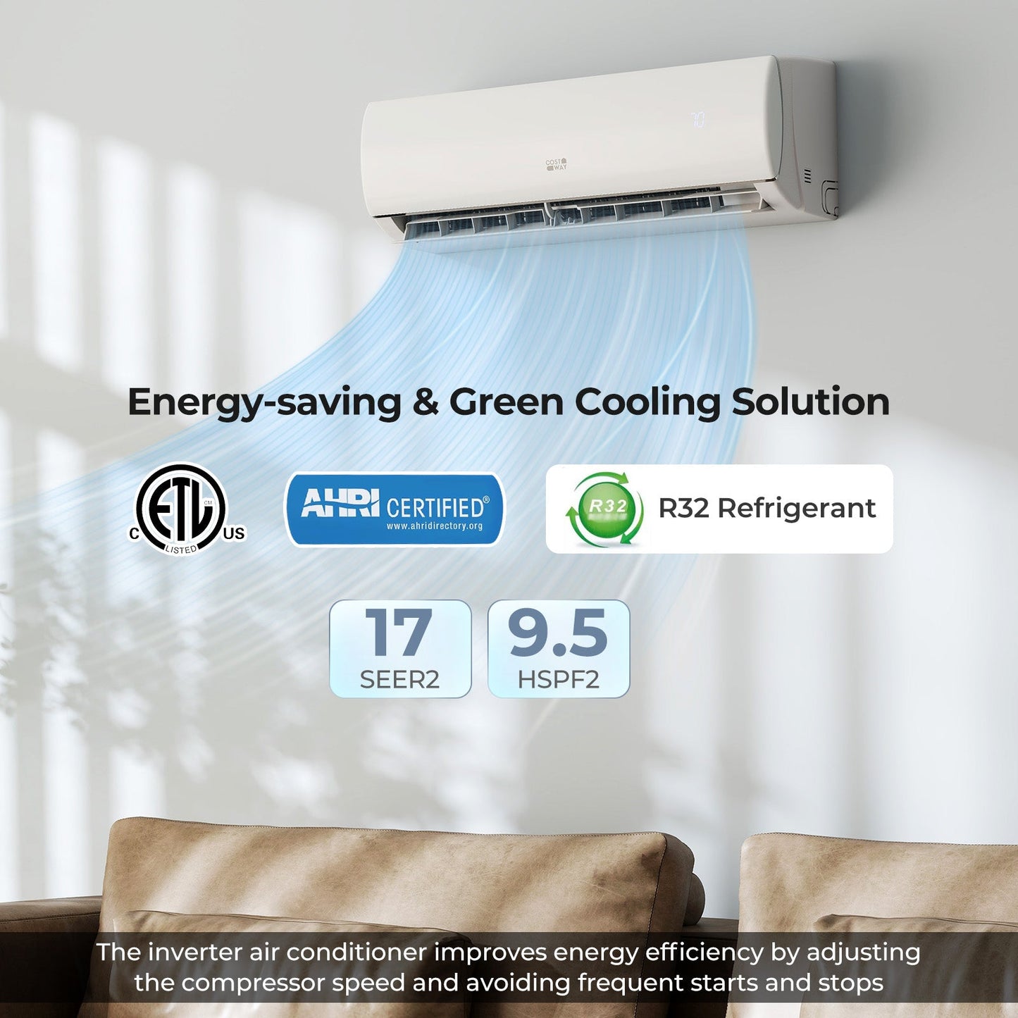 23000 BTU 208/230V Mini Split Air Conditioner and Heater Pump System