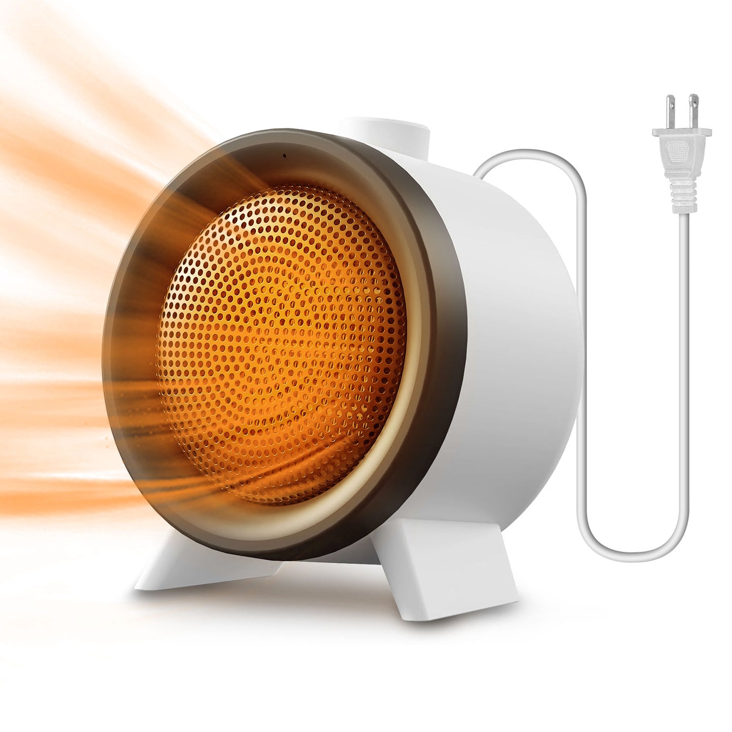 1000W Ceramic Space Heater with 3 Modes & Safety Shutoff