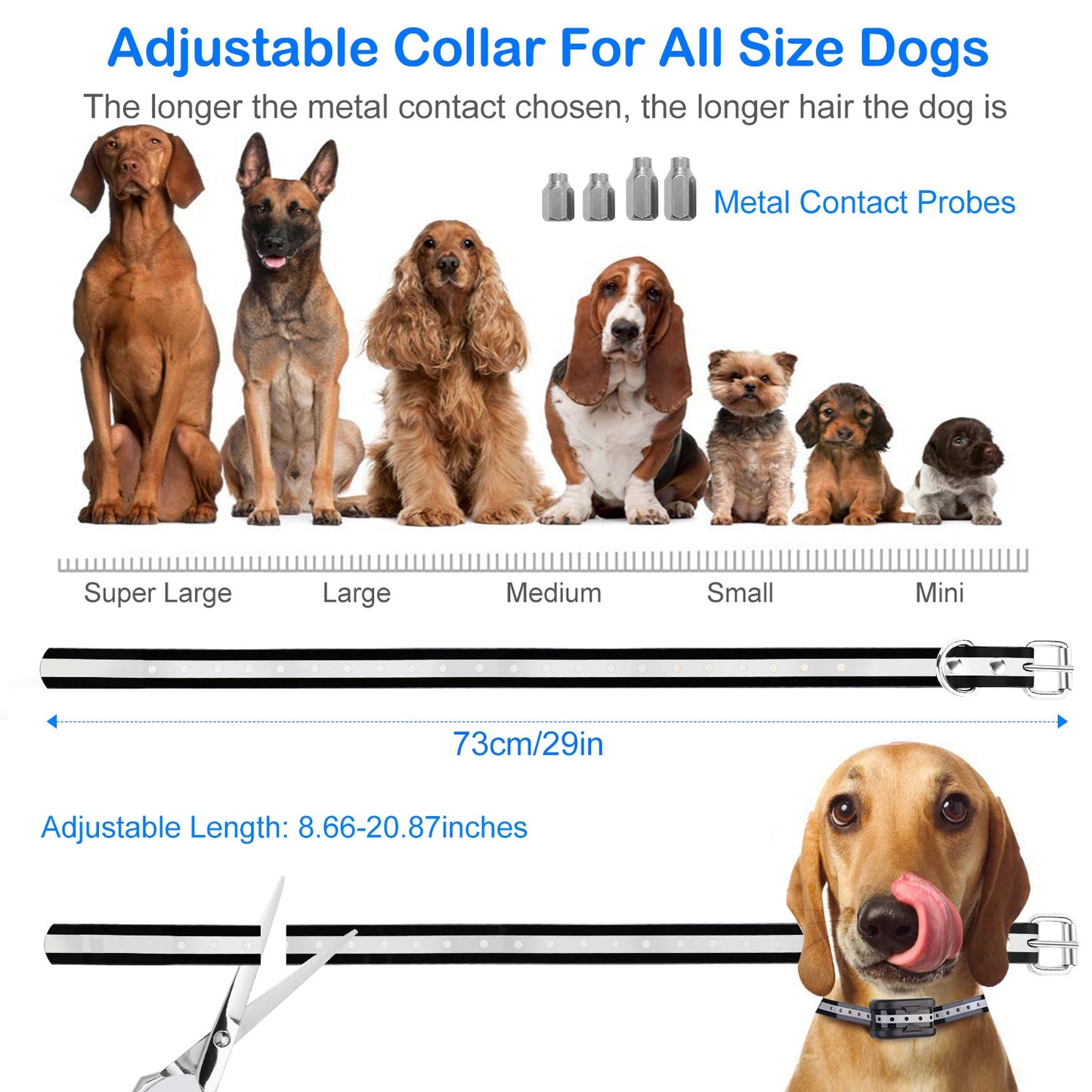 Dog Training Collar Receiver - Waterproof Rechargeable