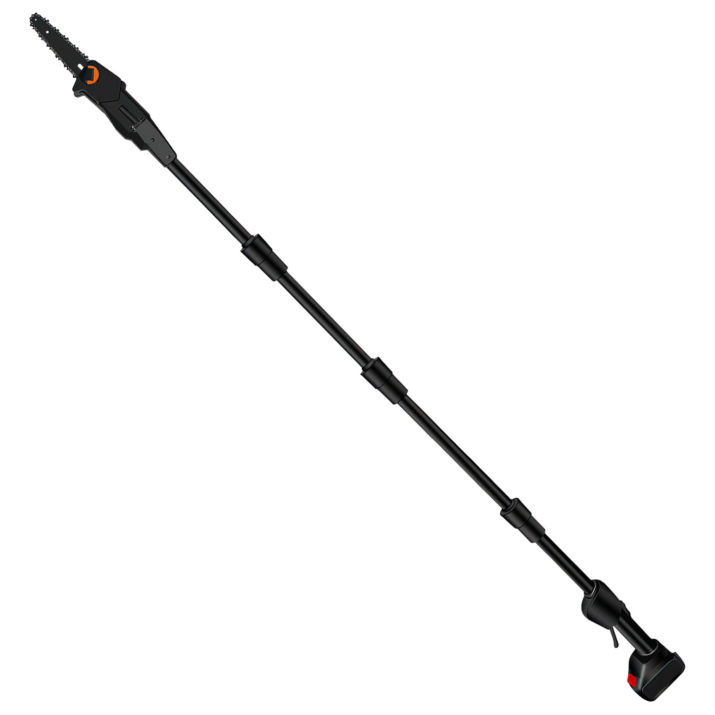 Cordless Pole Saw 6in Extendable 7.4ft with 2 Batteries