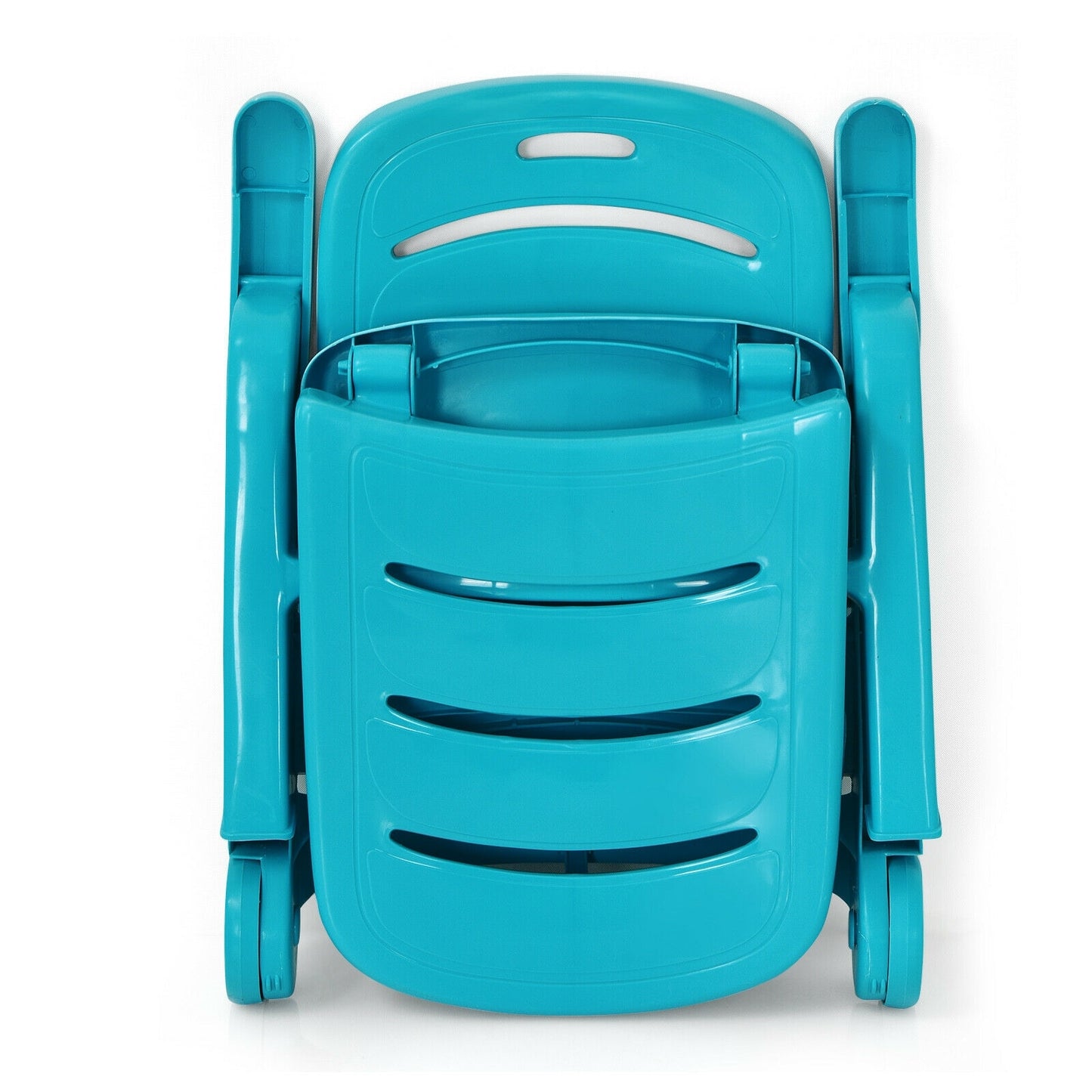 Adjustable Folding Chaise Lounge Chair with Wheels