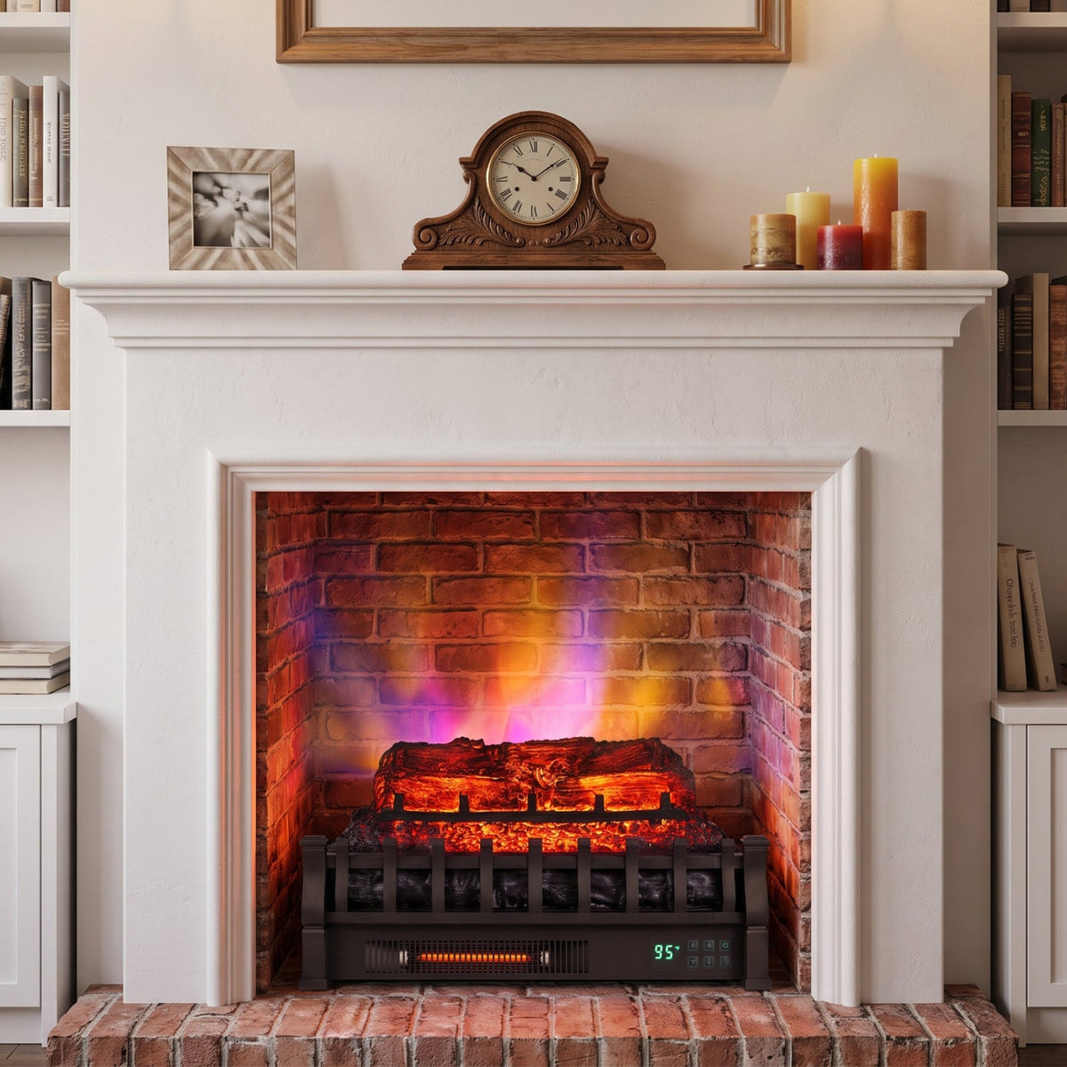 23" WiFi Electric Fireplace Insert with Remote Control