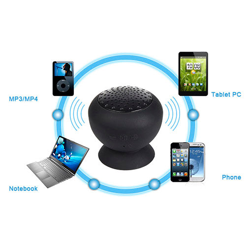 Waterproof Wireless Speaker with Suction Cup