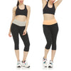 Women's Active Performance Yoga Stretch Capri Leggings Available in 2 Pack