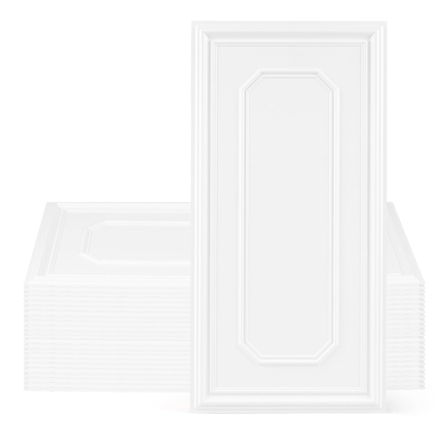 24 Pieces Ceiling Tiles Decorative PVC Ceiling Covering Panels