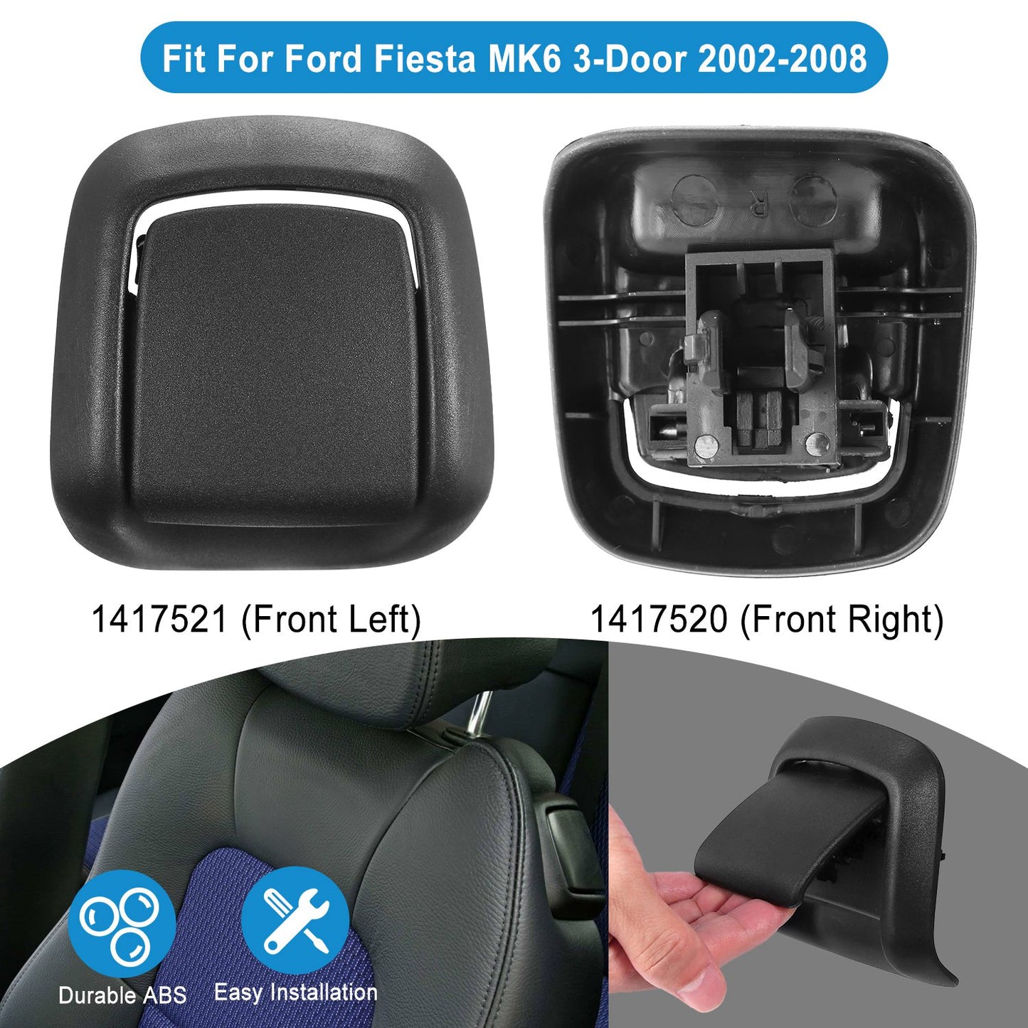 Seat Release Handles for Ford Fiesta MK6 2002-2008 (Pair)