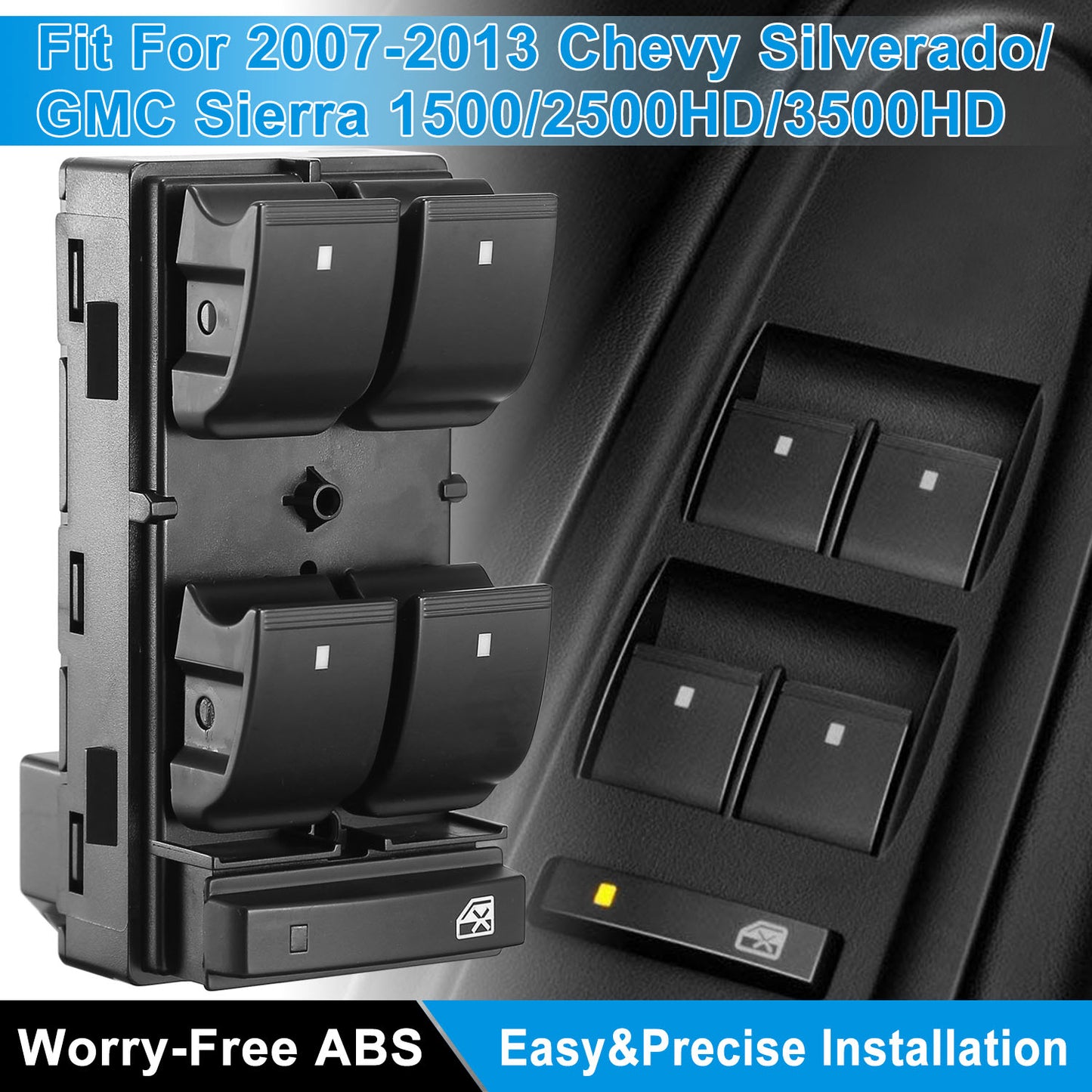 Master Power Window Switch for 2007-2013 Chevy Silverado GMC Sierra