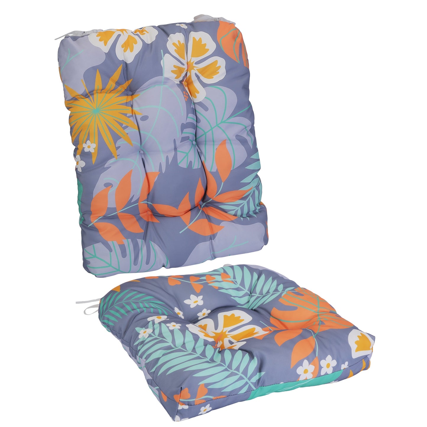 Rocking Chair Cushion Set - Waterproof with Non-Slip Ties