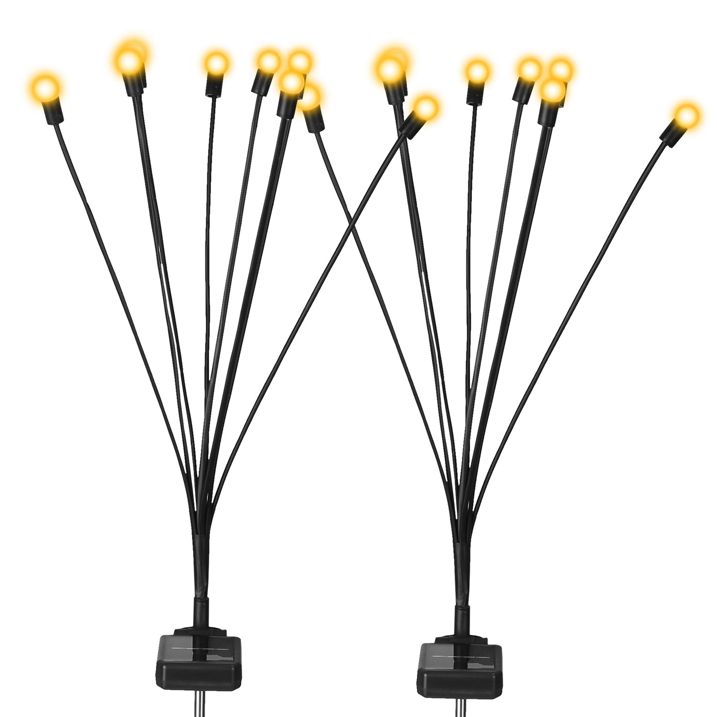 Solar Firefly Swaying Garden Lights - Waterproof LED Pathway