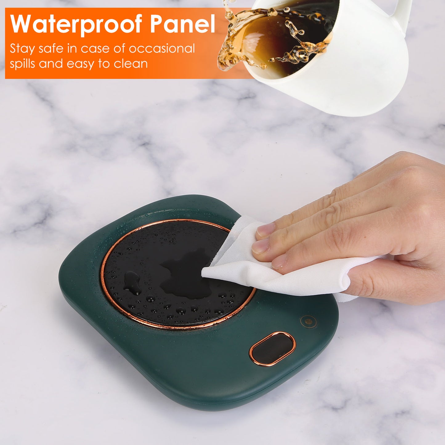 Electric Coffee Mug Warmer with 3 Temperature Settings