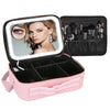 Travel Makeup Bag with LED Mirror