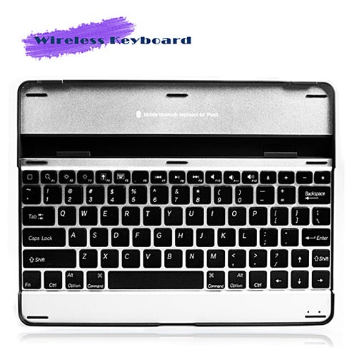 Wireless Keyboard Case for iPad 2 with Aluminum Cover