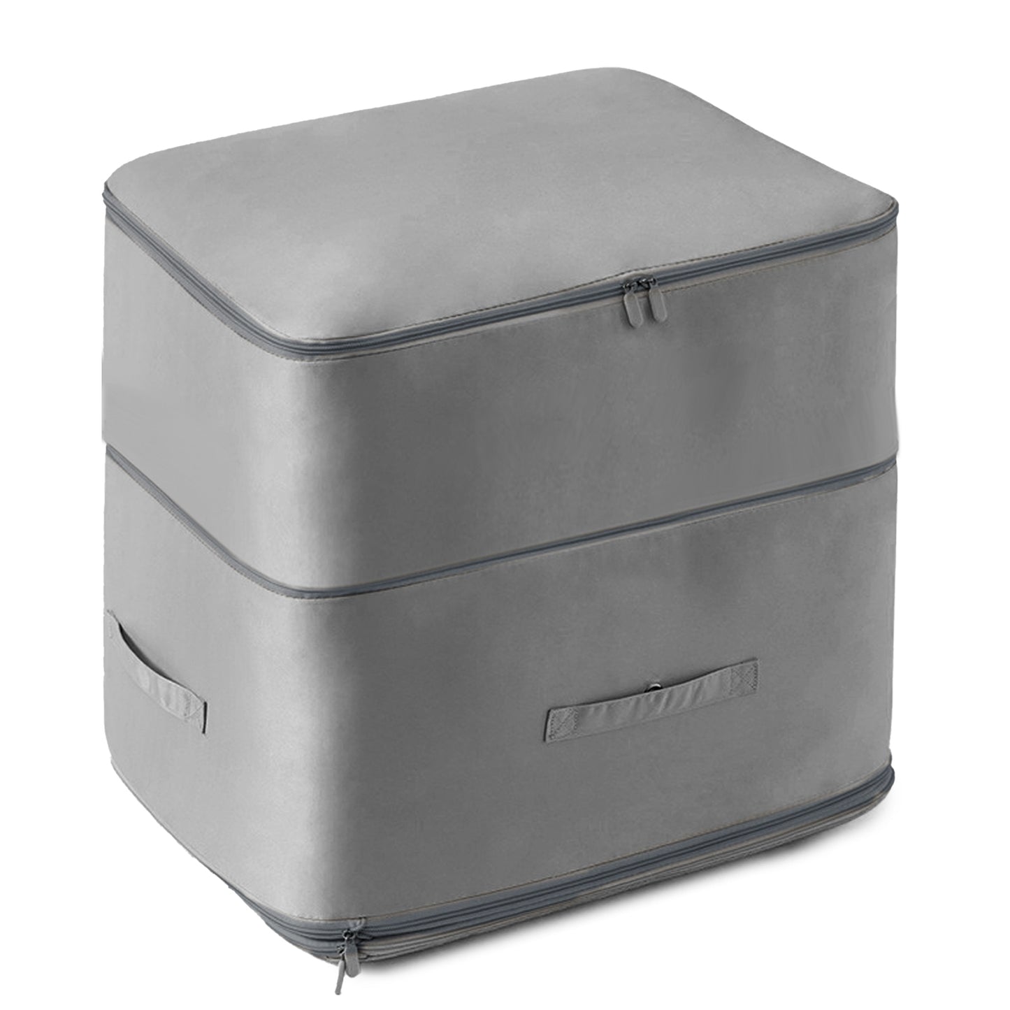 Foldable Storage Bag for Comforters and Bedding with Compression