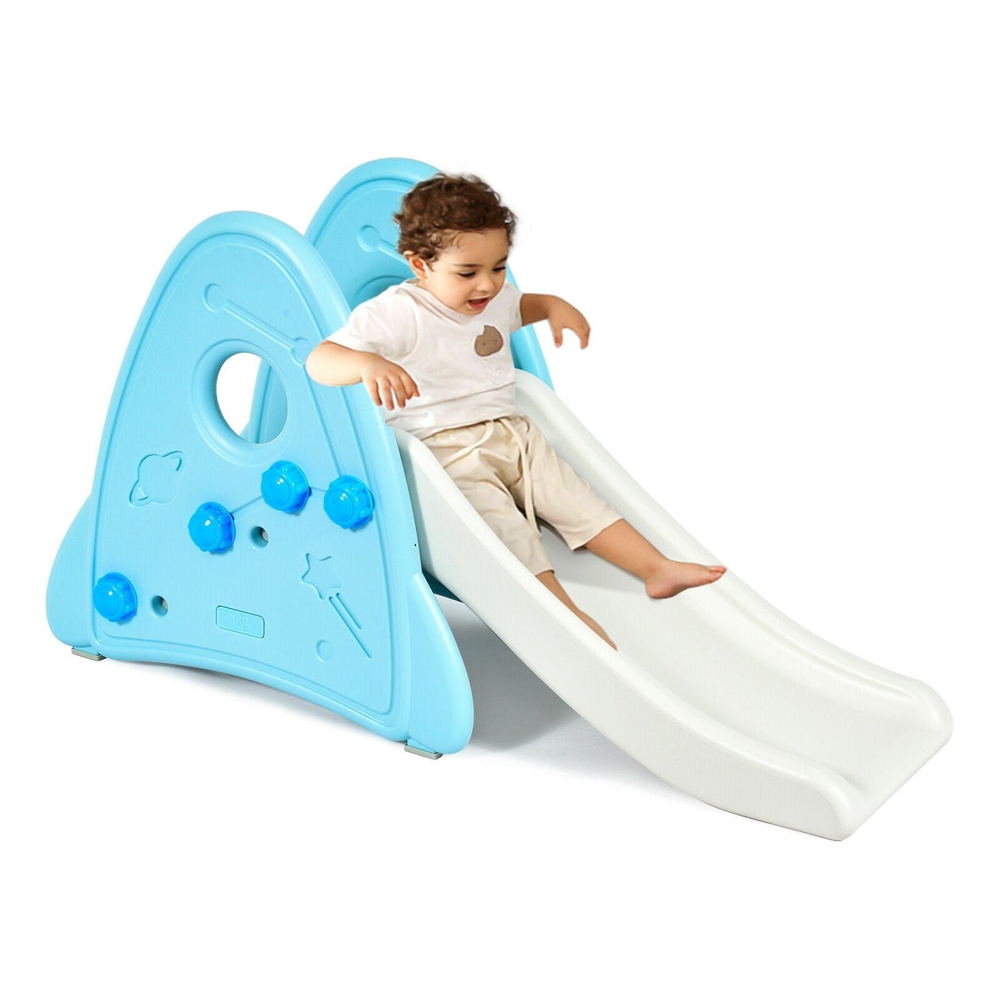 Freestanding Baby Slide Indoor First Play Climber Slide Set for Boys Girls