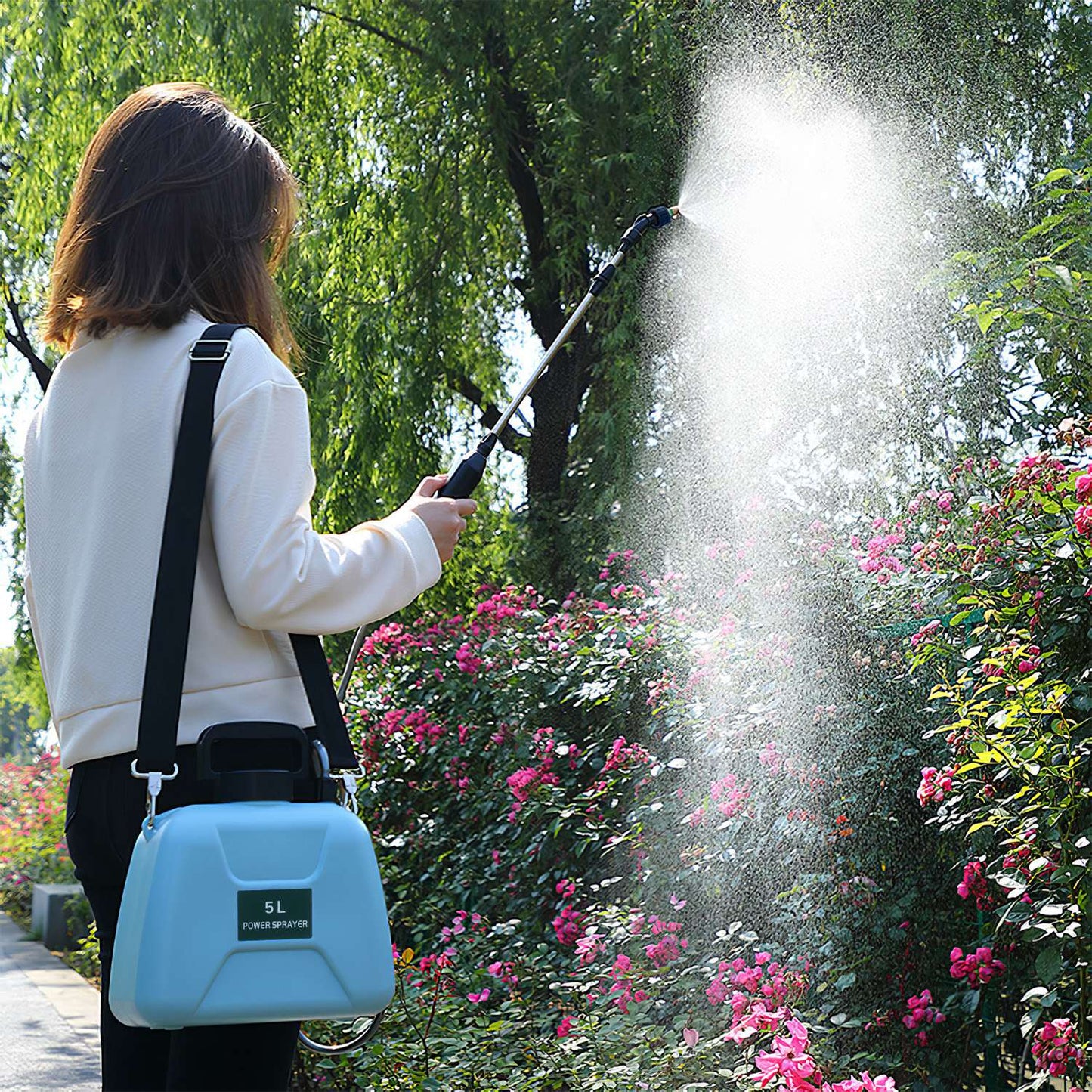 Electric Plant Sprayer 5L Rechargeable with Telescopic Wand