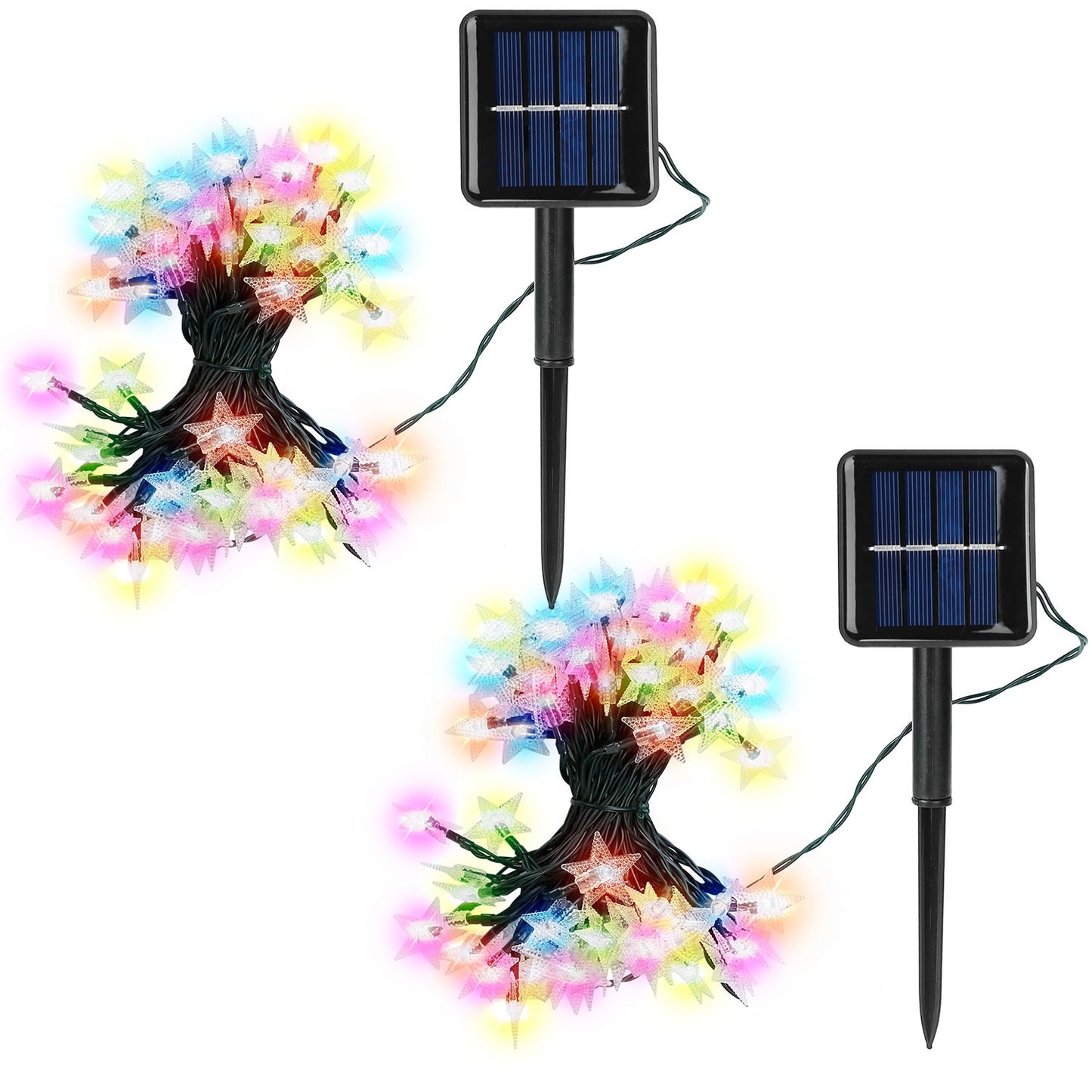 Solar Star String Lights 39.3ft 100 LED Waterproof Outdoor
