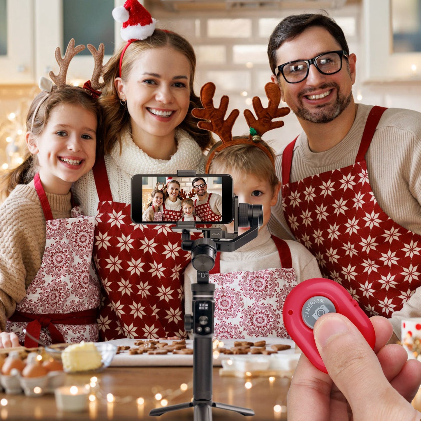 Wireless Camera Shutter Remote for iOS and Android