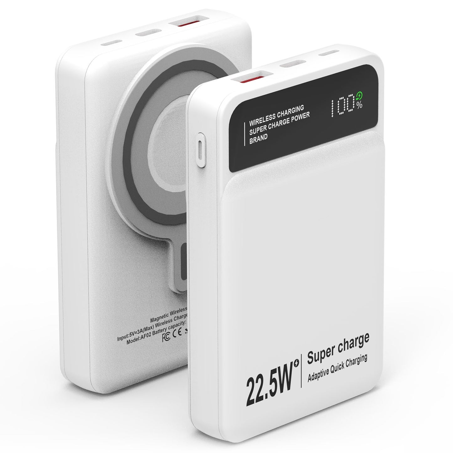 MagSafe 3-in-1 Wireless Power Bank with 22.5W Fast Charging