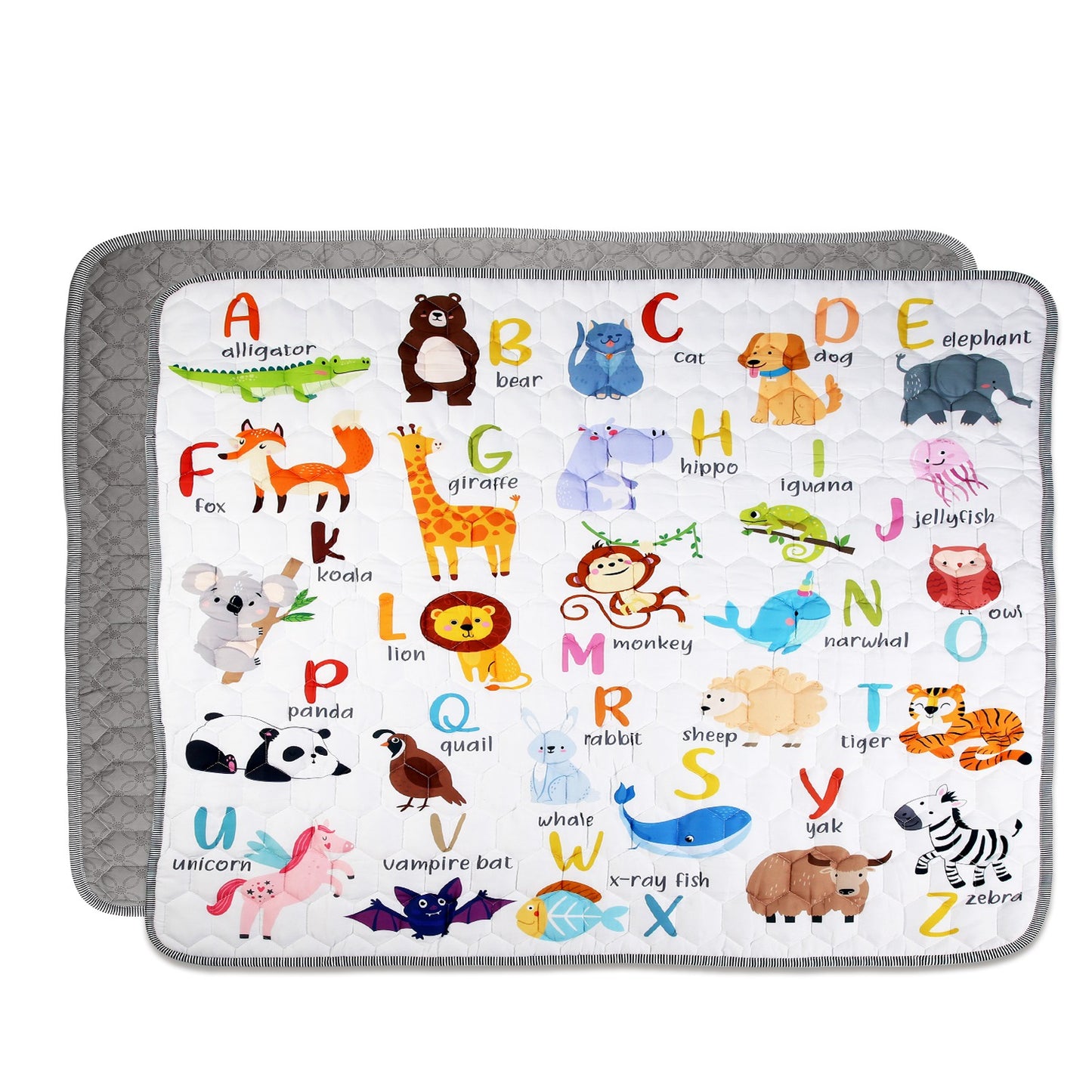 Baby Play Mat 50x50IN Non-Slip Foldable Crawling Mat