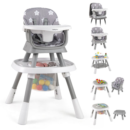16-in-1 Convertible High Chair with Activity Center