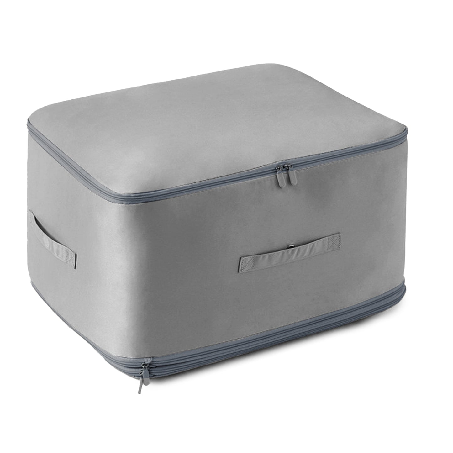 Foldable Storage Bag for Comforters and Bedding with Compression